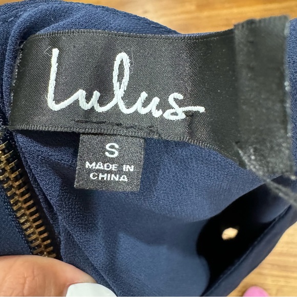 Lulus Navy Shift and Shout T Shirt Dress - Picture 6 of 6